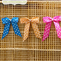 Websters Pages - Quick Picks Collection - Polka Dot Bows - Two
