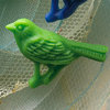 Websters Pages - Whimsies - Resin Embellishment Pieces - Country Birds - Green
