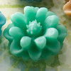 Websters Pages - Whimsies - Resin Embellishment Pieces - Mini Flower Petals - Aqua