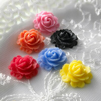 Websters Pages - Whimsies - Resin Embellishment Pieces - Roses in Bloom - Variety