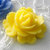 Websters Pages - Whimsies - Resin Embellishment Pieces - Roses in Bloom - Yellow