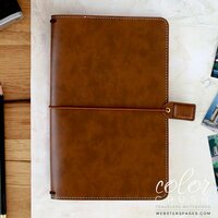 Websters Pages - Color Crush Collection - Travelers Planner - Walnut