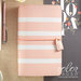 Websters Pages - Color Crush Collection - Traveler's Planner - Blush Stripe