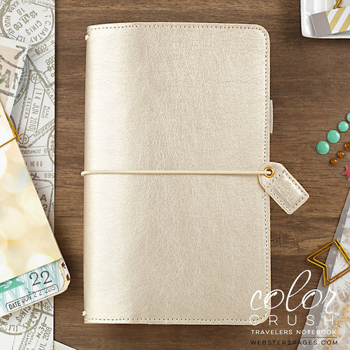 Websters Pages - Color Crush Collection - Travelers Planner - Champagne
