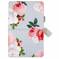 Websters Pages - Color Crush Collection - Traveler's Planner - Grey Floral