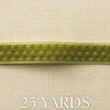 Websters Pages - Designer Ribbon - Green Gold - 25 Yards