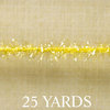 Websters Pages - Designer Ribbon - Tinsel - Yellow - 25 Yards
