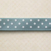 Websters Pages - Spring Market Collection - Designer Ribbon - Blue Polka - 25 Yards