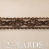 Websters Pages - Ladies and Gents Collection - Designer Ribbon - Coco Lace - 25 Yards
