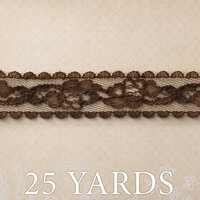 Websters Pages - Ladies and Gents Collection - Designer Ribbon - Coco Lace - 25 Yards