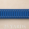Websters Pages - Yacht Club Collection - Designer Ribbon - Navy Gathering - 25 Yards