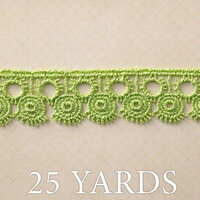 Websters Pages - Trendsetter Collection - Designer Ribbon - Green Fashion - 25 Yards