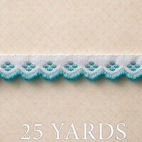 Websters Pages - Country Estate Collection - Designer Ribbon - Petite Scallop - 25 Yards