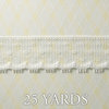 Websters Pages - Let's Celebrate Collection - Designer Ribbon - White Lace - 25 Yards