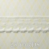 Websters Pages - Let's Celebrate Collection - Designer Ribbon - White Lace - 25 Yards