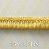 Websters Pages - Western Romance Collection - Designer Ribbon - Petite Ruffle Gold - 25 Yards