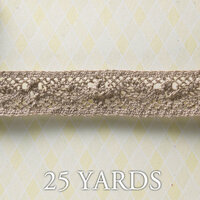 Websters Pages - All About Me Collection - Designer Ribbon - Classic You Taupe - 25 Yards