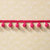 Websters Pages - Sunday Picnic Collection - Designer Ribbon - Pink Pom Poms - 25 Yards