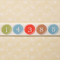 Websters Pages - Designer Ribbon - Numbers - 25 Yards
