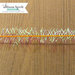 Websters Pages - Sweet Notes Collection - Designer Ribbon - Orange Sparkle - 25 Yards