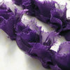 Websters Pages - Bloomers - Flower and Trim Ribbons - Purple - 7.5 Yards