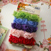Websters Pages - Bloomers - Flower and Trim Ribbons - Assorted Four