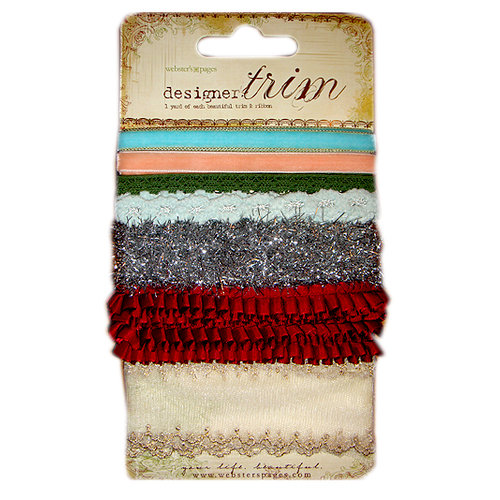 Websters Pages - Winter Collection - Designer Trim and Ribbon