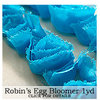 Websters Pages - Bloomers - Flower and Trim Ribbons - Robin's Egg