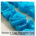 Websters Pages - Bloomers - Flower and Trim Ribbons - Robin's Egg