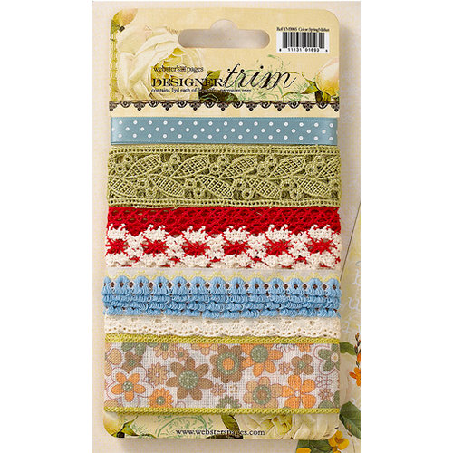 Websters Pages - Spring Market Collection - Designer Trim and Ribbon