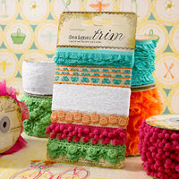 Websters Pages - Sunday Picnic Collection - Designer Trim and Ribbon