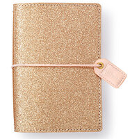 Websters Pages - Color Crush Collection - Pocket Traveler's Notebook Planner - Gold Glitter