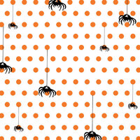 Websters Pages - Once Upon a Halloween Collection - 12 x 12 Transparency - Spiders