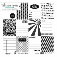 Websters Pages - Sweet Notes Collection - 12 x 12 Transparency - Cards