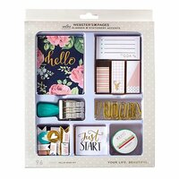 Websters Pages - Color Crush Collection - Planner Accent Kit - Hello Dear