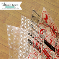 Websters Pages - Its Christmas Collection - 12 x 12 Transparency Starter Kit