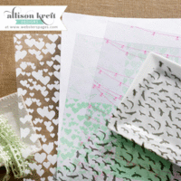 Websters Pages - Sprinkled with Love - 12 x 12 Transparency Starter Kit