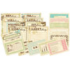 Websters Pages - Postcards from Paris Collection - Journaling Cards - Day of the Week, CLEARANCE