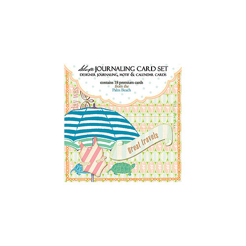 Websters Pages - The Palm Beach Collection - Deluxe Journaling Cards