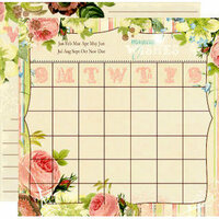 Websters Pages - Designer Calendars Collection - 12 x 12 Double Sided Paper - Magical Wishes Calendar