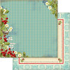 Websters Pages - Sweet As Cherry Pie Collection - 12 x 12 Double Sided Paper - Set the Table
