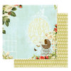Websters Pages - Lullaby Lane Collection - 12 x 12 Double Sided Paper - Out for a Stroll