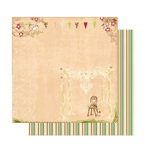 Websters Pages - Garden Gala Collection - 12 x 12 Double Sided Paper - Fresh Air, CLEARANCE