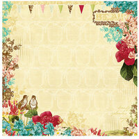 Websters Pages - Garden Gala Collection - 12 x 12 Designer Vellum - Garden