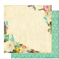 Websters Pages - Seaside Retreat Collection - 12 x 12 Double Sided Paper - Hide and Seek