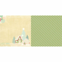 Websters Pages - Sweet Season Collection - Christmas - 12 x 12 Double Sided Paper - Sweet Home