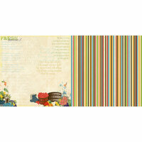Websters Pages - Spring Market Collection - 12 x 12 Double Sided Paper - Fresh Harvest