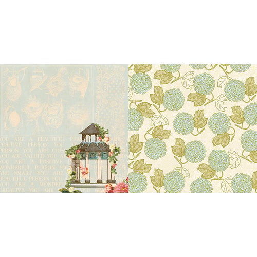 Websters Pages - Country Estate Collection - 12 x 12 Double Sided Paper - Serenity