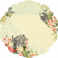 Websters Pages - Country Estate Collection - 12 x 12 Die Cut Paper - Country Estate
