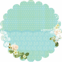 Websters Pages - Sunday Picnic Collection - 12 x 12 Die Cut Paper - Sunday Picnic
